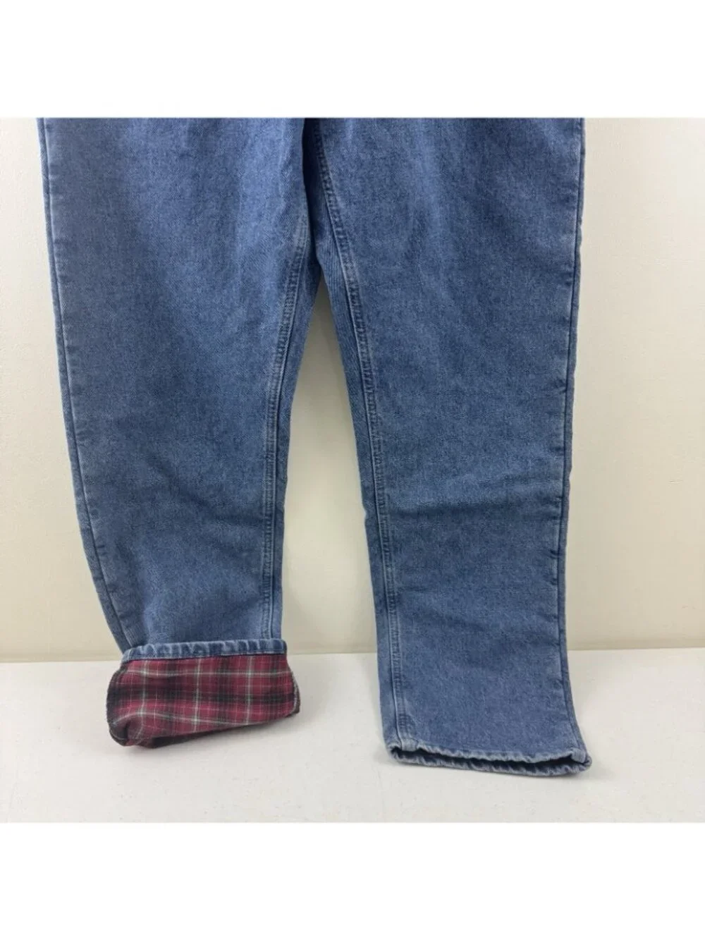 Gander Mountain Flannel Lined Jeans 36x34 Medium Wash Denim MGMFLND